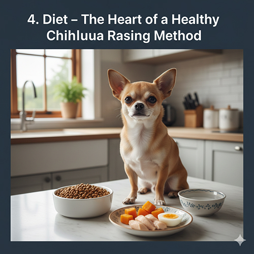 Chế độ ăn đúng cách giúp chó Chihuahua khỏe mạnh và ít bệnh