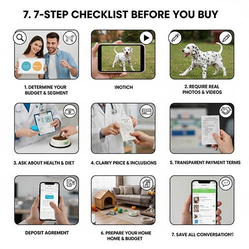 Checklist 7 bước cần kiểm tra trước khi mua chó Đốm Dalmatian
