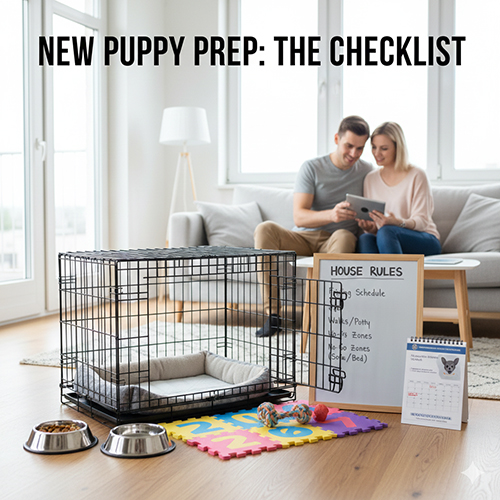 Chuẩn bị không gian và đồ dùng cần thiết trước khi đón chó Phốc hươu con về nhà