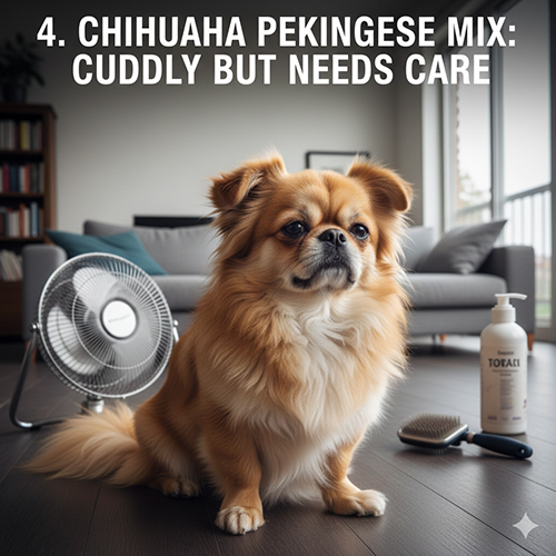 chihuahua lai bac kinh ngoai hinh gau bong mat xe nhe