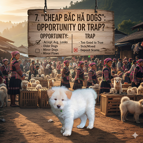 Chó Bắc Hà giá rẻ là cơ hội hay rủi ro cần cảnh giác