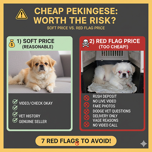 Chó Bắc Kinh giá rẻ và các dấu hiệu rủi ro cần tránh khi mua