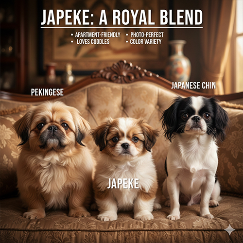 chó bắc kinh lai nhật japeke so sánh pekingese và japanese chin