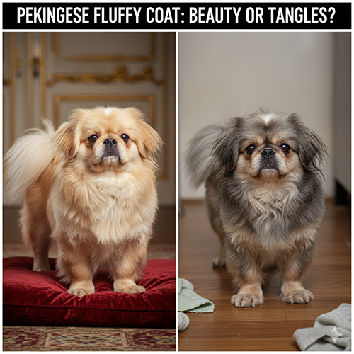 Chó Bắc Kinh lông xù là đẹp hay rối và cách phân biệt xù sang với xù bết