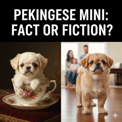 Chó Bắc Kinh mini có phải teacup không và sự khác biệt giữa nhỏ size đẹp với mini yếu