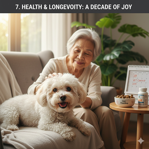 Sức khỏe và tuổi thọ của chó Bichon Frise trong gia đình Việt Nam