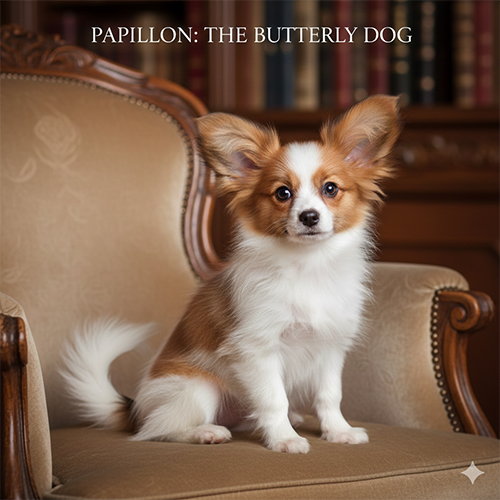 Giống chó Bướm Papillon tai bướm nhỏ, thông minh, quấn chủ, dáng thanh lịch