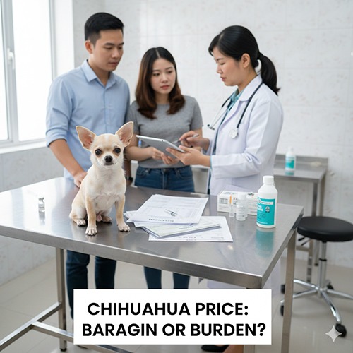 chó Chihuahua giá 1 triệu, cảnh báo bẫy mua chó giá rẻ và rủi ro sức khỏe khi chọn nguồn không uy tín