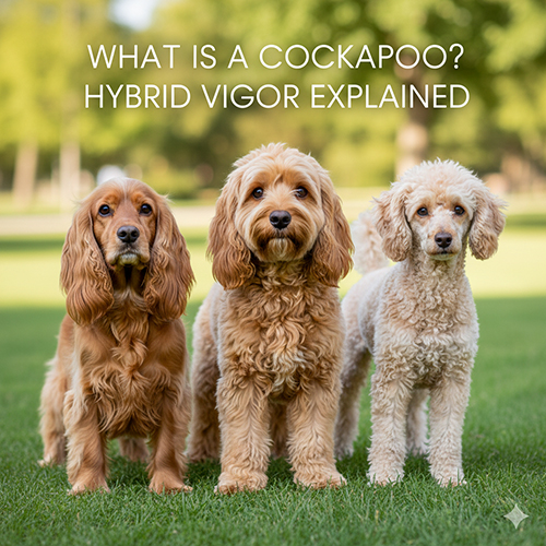 So sánh chó Cocker Spaniel, chó Poodle và chó Cockapoo với ngoại hình đặc trưng của từng giống