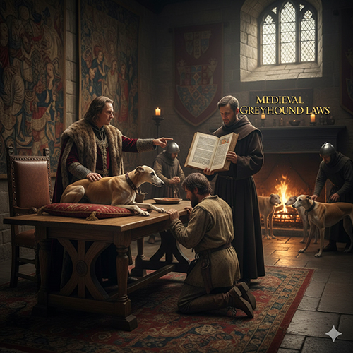 Chó Greyhound được giới quý tộc và tu sĩ bảo vệ trong thời Trung Cổ châu Âu