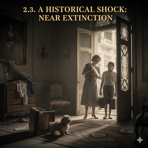 Hình ảnh minh họa giai đoạn giống chó Havanese suýt biến mất sau biến cố lịch sử Cuba