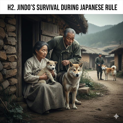 Chó Jindo Hàn Quốc được người dân che chở trong thời kỳ Nhật đô hộ