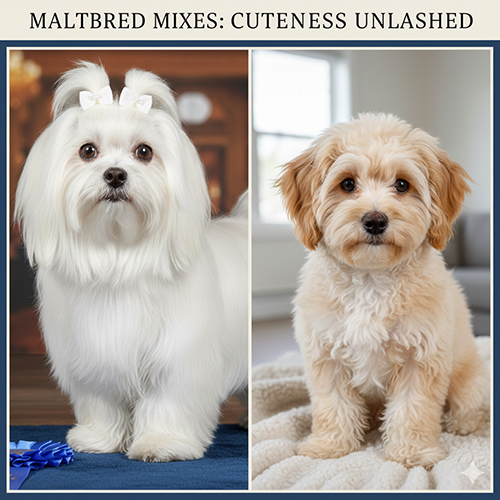 So sánh chó Maltese thuần và chó Maltese lai Poodle