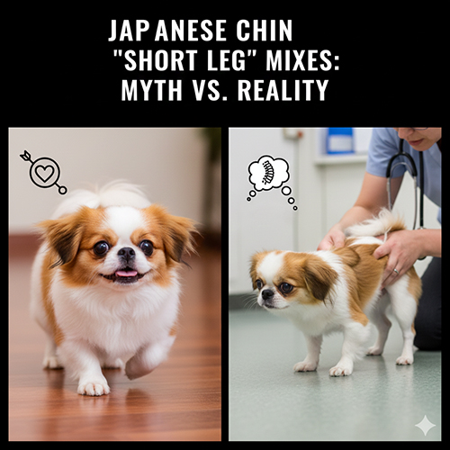 Chó Nhật lai chân lùn với ngoại hình dễ thương và minh họa rủi ro xương khớp