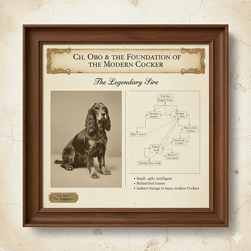 Chó Ch. Obo – cá thể nền tảng của dòng Cocker Spaniel hiện đại