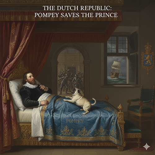 Chó Pug Pompey và lịch sử lan truyền sang châu Âu qua thương nhân Hà Lan