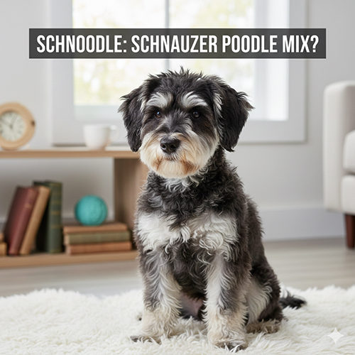 anh cho schnauzer lai poodle schnoodle long xoan mat ong gia dang ngoi trong phong khach