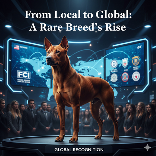 Chó Xoáy Thái xuất hiện trong sự kiện quốc tế, biểu tượng giống chó hiếm được công nhận