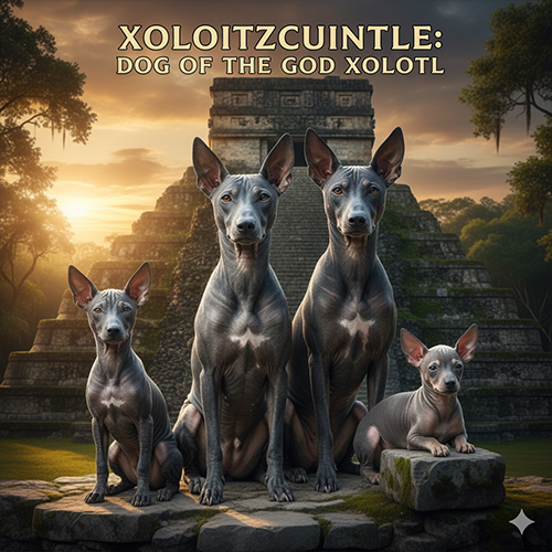 Giống chó Xoloitzcuintle không lông – chó của thần Xolotl trong văn hóa Mexico