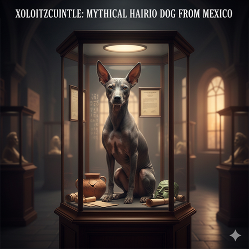 Chó Xoloitzcuintle không lông – giống chó thần thoại cổ đại đến từ Mexico