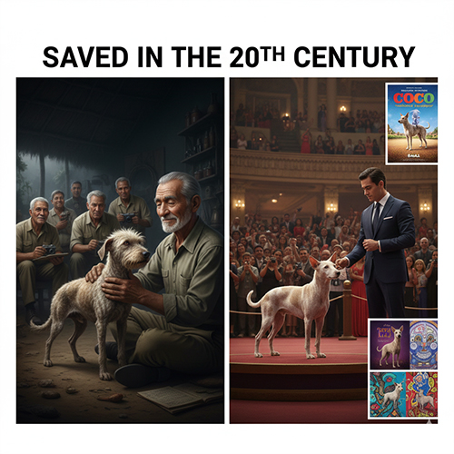 Chó Xoloitzcuintle được phục hồi trong thế kỷ 20 – biểu tượng văn hóa Mexico