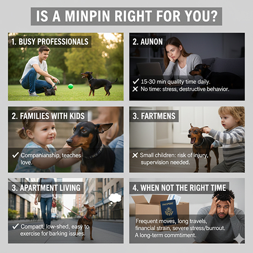 Đánh giá chó Phốc hươu Minpin có phù hợp với từng kiểu gia đình và lối sống