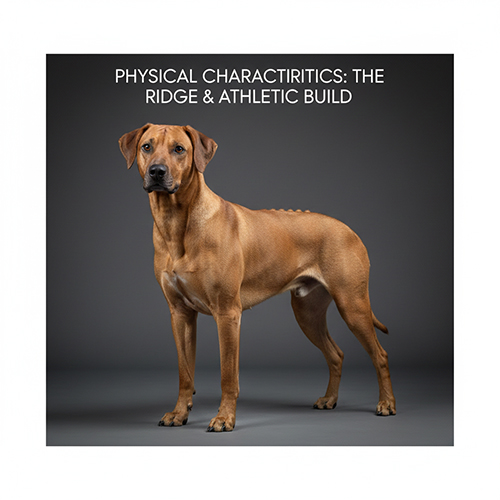 Ngoại hình chó xoáy Nam Phi Rhodesian Ridgeback với dải lông xoáy đặc trưng