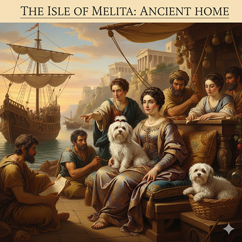 Chó Maltese xuất hiện trên đảo Malta thời cổ đại bên giới quý tộc