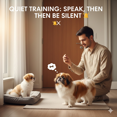 Dạy chó Bắc Kinh lai Nhật bớt sủa, biết im lặng khi cần thiết