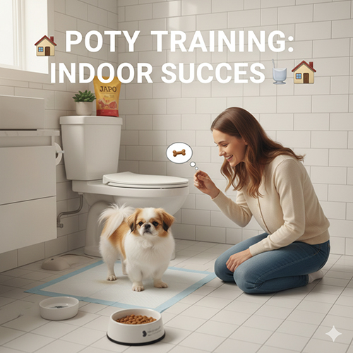 Dạy chó Bắc Kinh lai Nhật đi vệ sinh đúng chỗ trong nhà hiệu quả