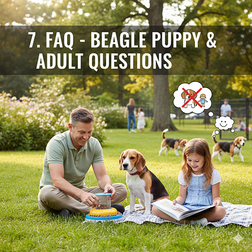 Giải đáp các câu hỏi thường gặp về Beagle con và Beagle trưởng thành trong gia đình