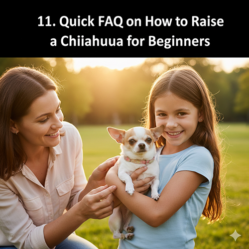 FAQ nhanh về cách nuôi chó Chihuahua cho người mới bắt đầu