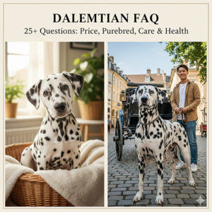 FAQ chó Đốm Dalmatian với 25+ câu hỏi về giá bán, thuần chủng, cách nuôi và sức khỏe