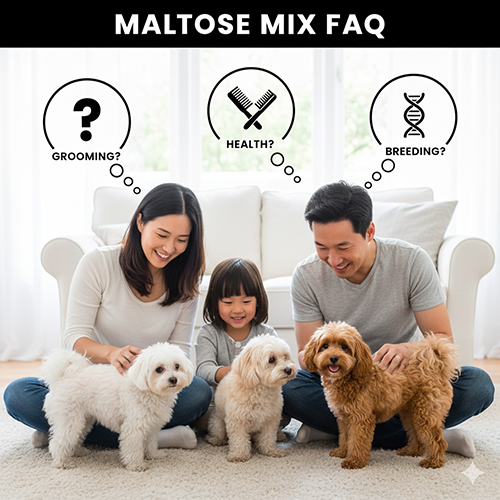 Gia đình nuôi chó Maltese lai và Maltipoo với các câu hỏi thường gặp về chăm sóc