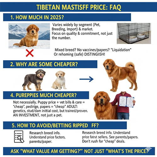 FAQ về giá chó Ngao Tây Tạng giải đáp các câu hỏi thường gặp