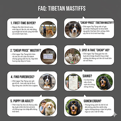 FAQ hỏi đáp nhanh về mua bán chó Ngao Tây Tạng cho người mới
