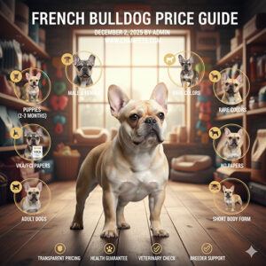 Giá chó Bull Pháp mới nhất theo màu lông và giấy tờ