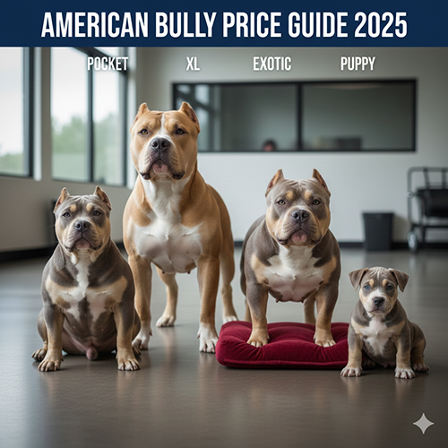 Giá chó Bully theo dòng Pocket, XL, Exotic và Bully con