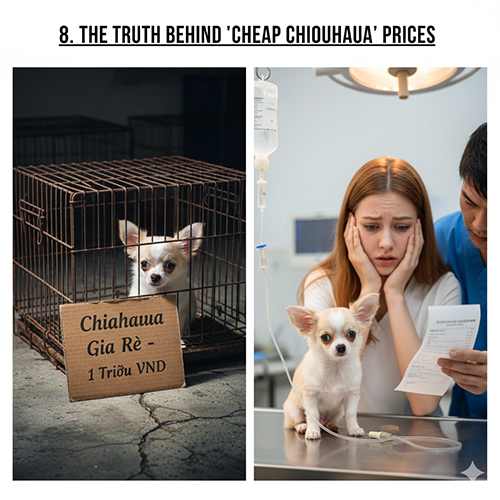 Sự thật phía sau các tin rao “Chihuahua giá rẻ 1 triệu”
