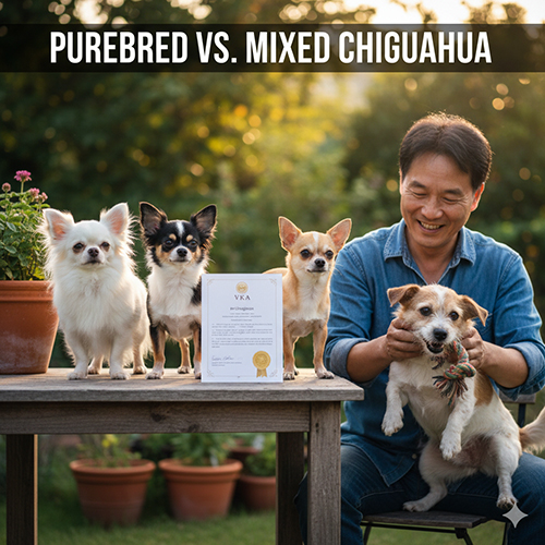 Giá chó Chihuahua thuần chủng và Chihuahua lai – sự khác biệt rõ ràng