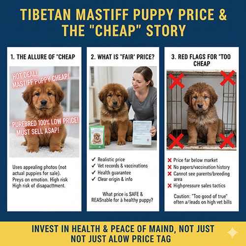 Giá chó Ngao Tây Tạng con và những rủi ro khi mua chó giá rẻ