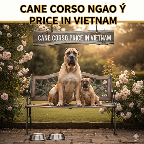 Giá chó Ngao Ý Cane Corso tại Việt Nam và các yếu tố ảnh hưởng đến giá