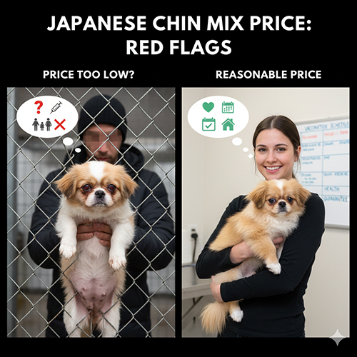 So sánh giá chó Nhật lai rẻ bất thường và mức giá hợp lý khi mua