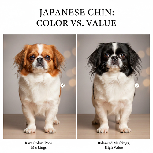 Giá chó Nhật theo màu lông trắng, trắng đen, đỏ và lemon