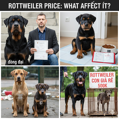 gia cho rottweiler phu thuoc thuong chung giay to va dong cho