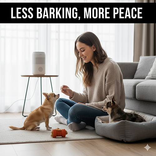 Huấn luyện chó Chihuahua giảm sủa quá mức bằng khen thưởng tích cực