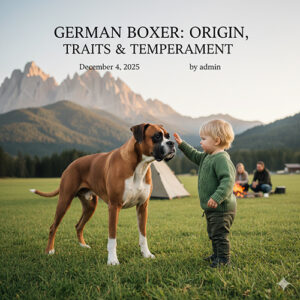 Giống chó Boxer (chó Võ sĩ) với ngoại hình cơ bắp, thân thiện và gắn bó với con người