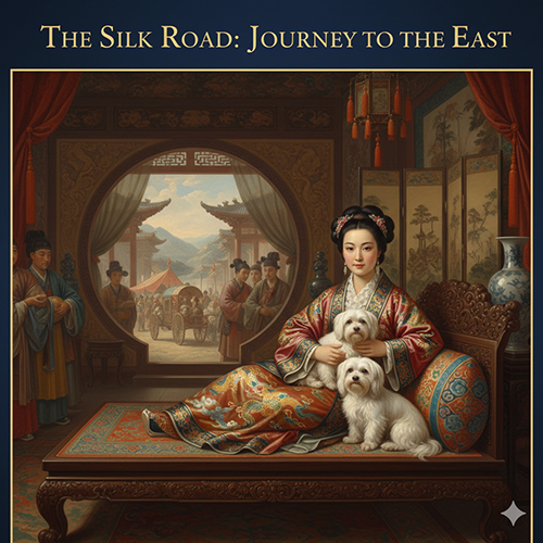 Chó Maltese xuất hiện trong bối cảnh giao thương Á Đông cổ đại