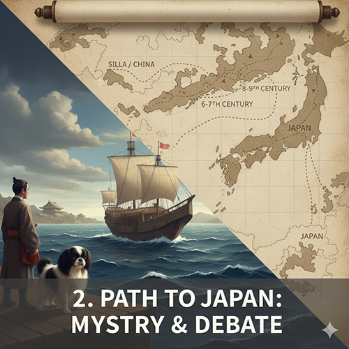 Hành trình chó Nhật Japanese Chin đến Nhật Bản qua đường biển và ngoại giao