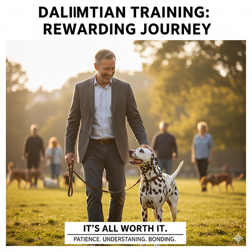 Hành trình huấn luyện chó Đốm Dalmatian gắn kết giữa chủ và chó